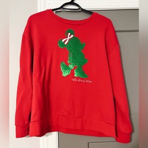 Disney Minnie Christmas Sweatshirt